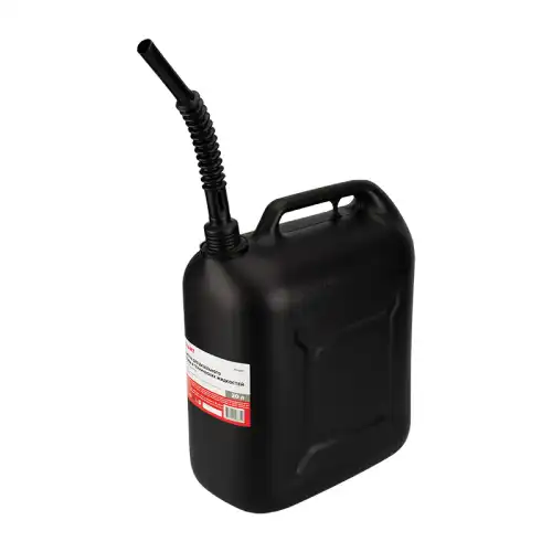 Канистра автомобильная REXANT 80-0209 полиэтилен 20 л ручка для переноса система «антибульк» антистатическая защита от детей