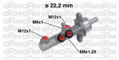 цилиндр тормозной главный! Audi A3, VW Eos/Golf, Skoda Octavia 1.2-2.0i/1.6-1.9D 03> 202-721 CIFAM