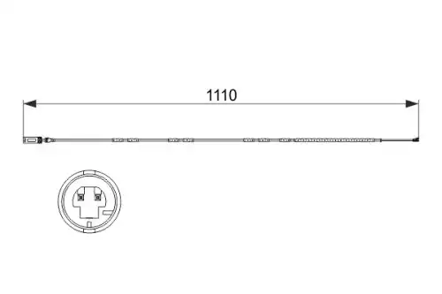 Датчик тормозных колодок BOSCH 1 987 473 515