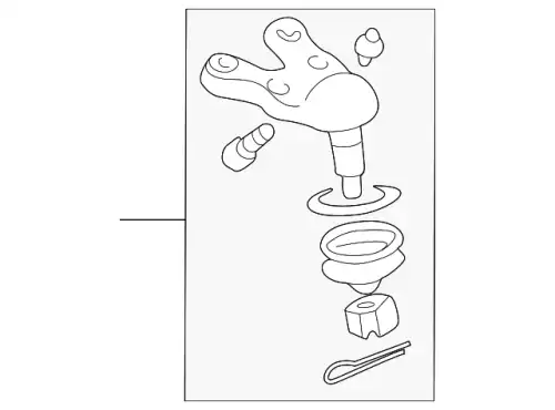Шаровая опора MITSUBISHI MR296270