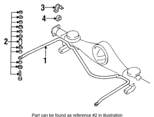 тяга стабилизатора заднего! Mitsubishi Pajero L141G/L144G/L146G/V2 88-01 MB598098