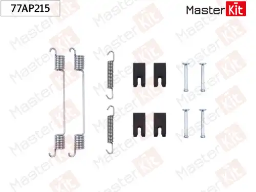Тормозные колодки дисковые MASTERKIT 77AP215