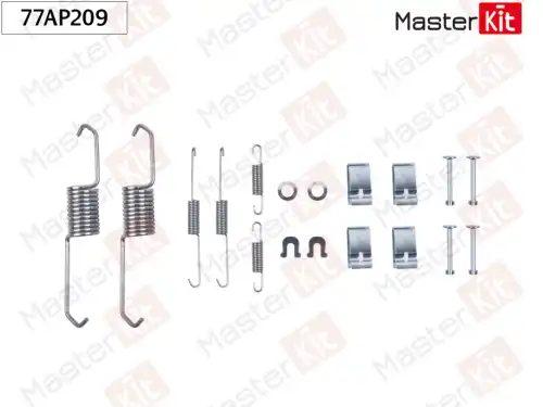 ремк-т тормозных колодок бараб.! Honda CR-V I 95-02 77AP209 MASTERKIT