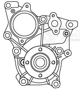 Насос системы охлаждения (помпа) LUZAR LWP 1952