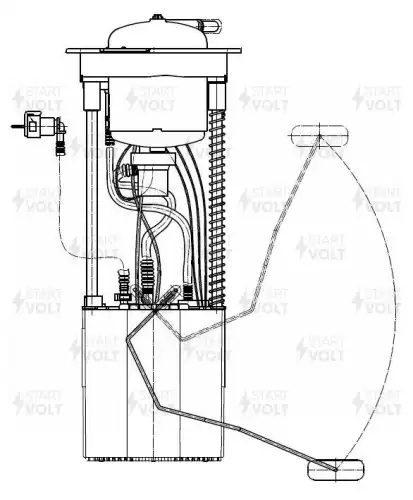 Топливный насос низкого давления СТАРТВОЛЬТ SFM 1212