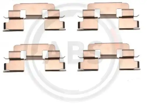 Комплектующие, колодки дискового тормоза 1249Q A.B.S.