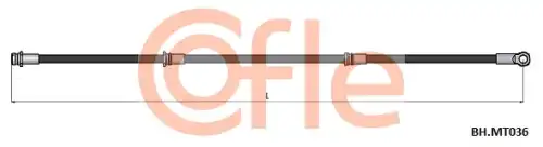 шланг тормозной передний! L=671 Mitsubishi Pajero III 00>/ IV 07>