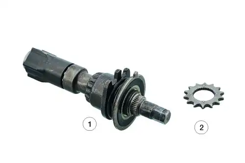 р/к дискового тормоза !механизм с зубчиками (вал в сборе)SB/SN 0810 10149 ANDAC