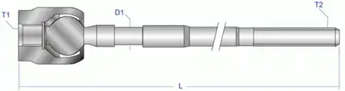 Рулевая тяга MOOG PE-AX-3696