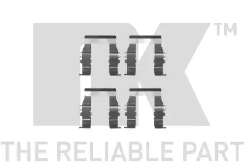 ремкомплект тормозных колодок пер.+зад.! Mitsubishi L200/L300/L400 2.0/2.4/2.5TD 94> 7930194 NK