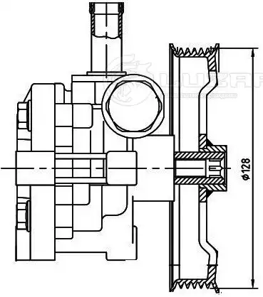 Насос гидроусилителя руля LUZAR LPS 1102
