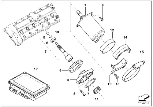 Кольцо уплотнительное автомобильное BMW 11 12 7 502 482