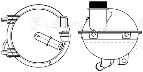 Расширительный бачок LUZAR LET 2010