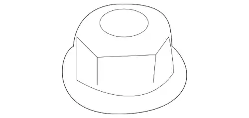 гайка стопор.направляющ.шарнир! М14х1.5 MB Sprinter/Vito 000 000 00 32 77