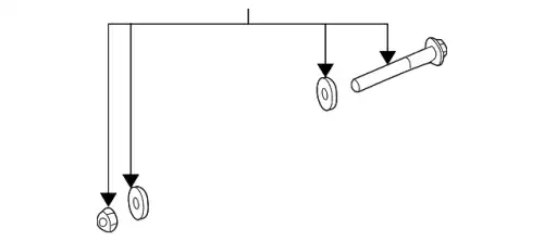 к-кт монтажный! M14x1.5x120 болт+2шайбы+гайка МВ C 180 T 07-15 000 333 10 71 MB