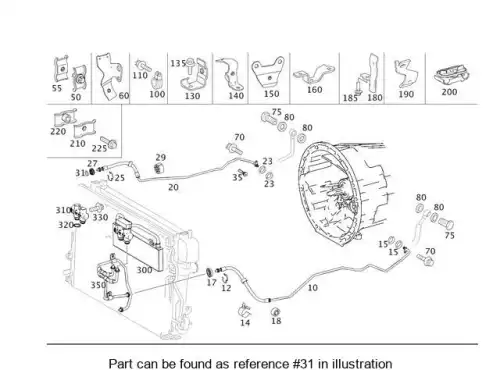 Кольцо уплотнительное автомобильное MB 019 997 60 45