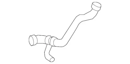 патрубок радиатора! MB GL-Class X164 06-12 164 500 48 75