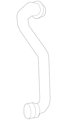 патрубок системы охлаждения! MB W164 164 501 10 82