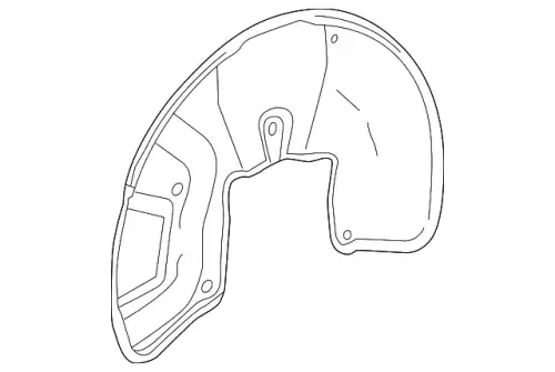 щиток грязезащитный передний! левый MB W166 166 421 01 20