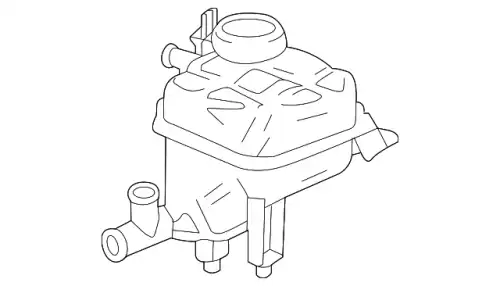 Расширительный бачок MB 166 500 00 49