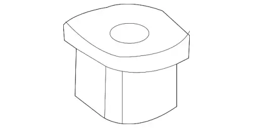 втулка радиатора! MB W169 1.7 04-> 169 504 01 14
