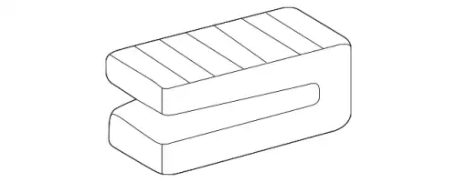 втулка радиатора верхняя!MB W202 1.8 93-00 2025041112