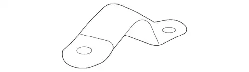 скоба крепления стабилизатора! MB 2033231140