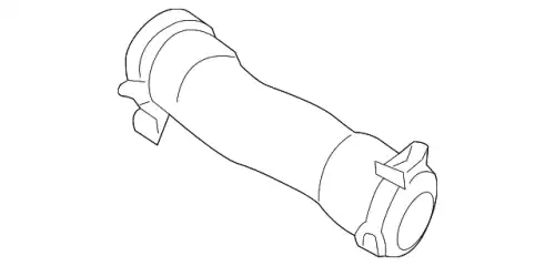 патрубок радиатора! MB W204 07-15 204 501 25 82