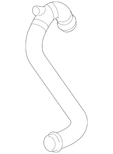 патрубок радиатора! MB W211 211 501 03 82