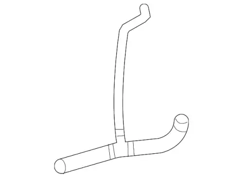 патрубок радиатора! MB W221 221 501 68 84