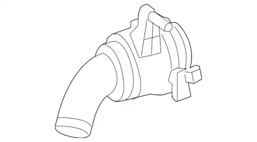 глушитель интеркулера! MB OM642 642 997 04 20