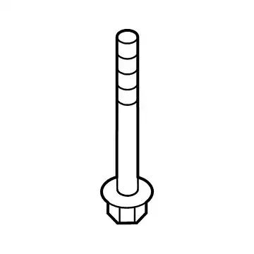 болт крепления рычага подвески! М10х35 MB 000 000 00 04 28
