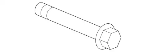 болт амортизатора! M14x1.5x100-10.9  MB 910105014018