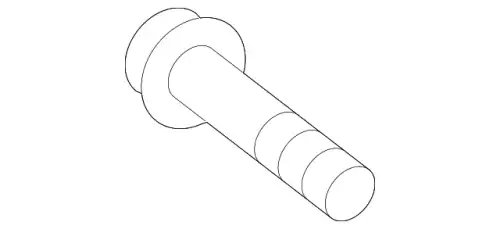 болт маслозаборной трубки! M10x30 MB 910143 008006