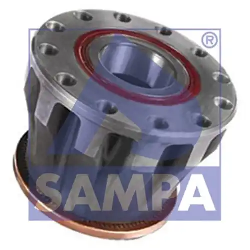 р/к ступицы полный! подшипник ступицы перед комплект 70x196x130 MAN TGA, Iveco, MB 021.068 SAMPA