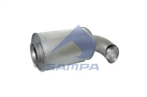 труба глушителя! выхлопная RVI PREMIUM/Magnum, Volvo FL/FM/FH 032.080 SAMPA