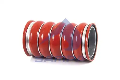 патрубок интеркуллера !(рм) силикон,красный D91/98x185мм SCANIA 124 041.035 SAMPA