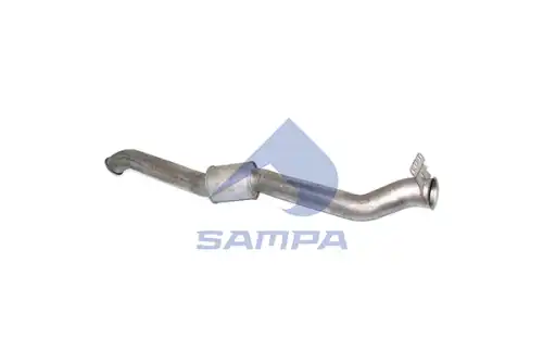 труба глушителя! выхлопная 5-изг с бачком Scania 94/114/124/144/164 041.225 SAMPA