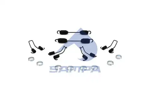 р/к тормозной колодки! (м) стопора, пружины BPW SN4212/18/20/22 070.658 SAMPA