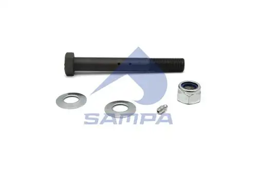 р/к пальца рессоры!(мр)20x44.5x97/104 палец+гайка+шайба+масленкаRVI Manager/Maxter/Premiu 080.603 SAMPA