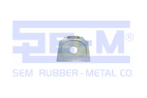 пластина крепления полурессоры! утолщ. 121x125x5 BPW 10265 SE-M