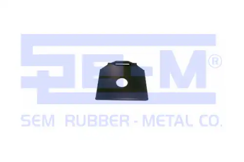 пластина крепления полурессоры! 121x125x5 BPW 10267 SE-M