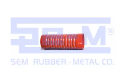 патрубок интеркулера! cиликоновый, красный d=100мм L=405мм 12колец DAF 95XF 11192 SE-M