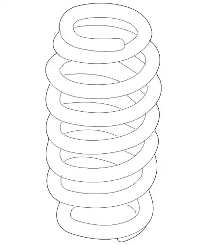 пружина винтовая! задняя VW Passat 3C0511115AE VAG