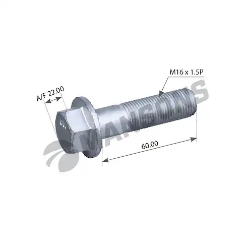 болт! кардана с юбкой M16x1.5x75/60/40 SW22 MAN 400822 MANSONS