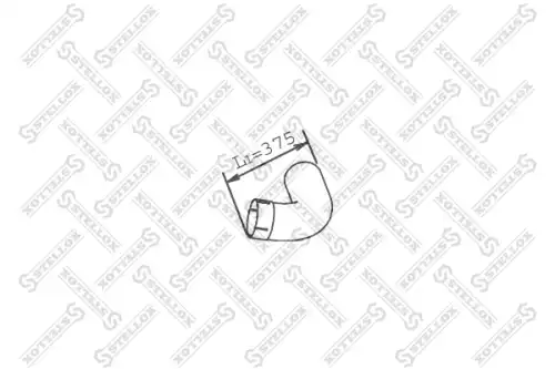 труба глушителя! 1-изг. d110 MAN TGA D2066/D2076/D2866/D2876/D2676 82-03797-SX STELLOX