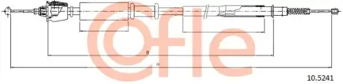 Трос ручного тормоза COFLE 92.10.5241