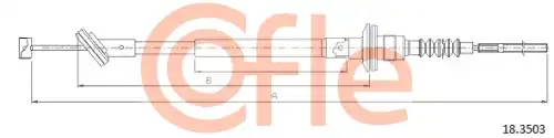 Трос сцепления COFLE 92.18.3503
