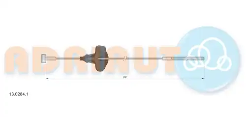 Трос ручного тормоза ADRIAUTO 13.0284.1