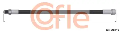 шланг тормозной задний! L=325 MB W163 2.3-5.5 98-00